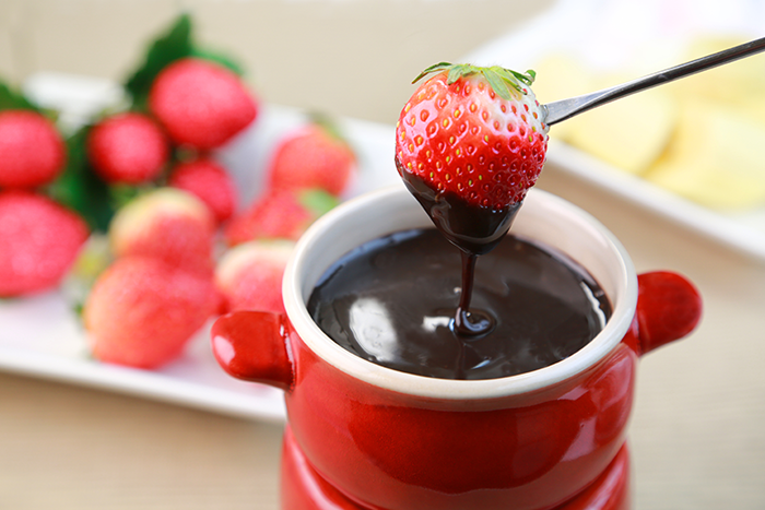 fondue de chocolate