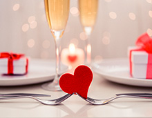 Como preparar um jantar romântico com vinhos