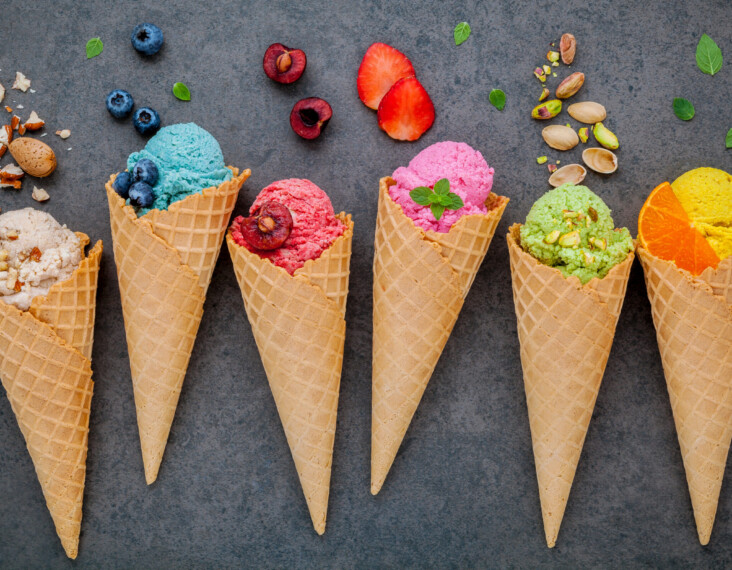 Sabores de sorvete em alta para esse verão